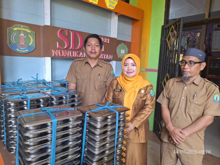 MBG di SDN 001 Nunukan Selatan Berjalan Lancar, Antusiasme Siswa Meningkat