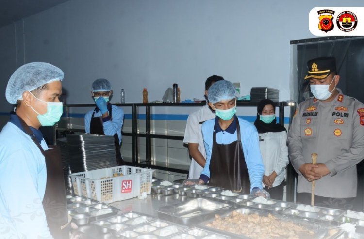 Kapolres Ciamis Sidak Dapur SPPG Yayasan Kemala Bhayangkari, Pastikan Kualitas dan Kebersihan Makanan Anak